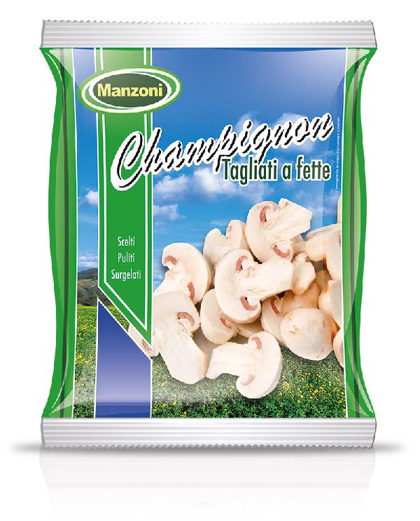 champignons surgelati tagliati a fette manzoni