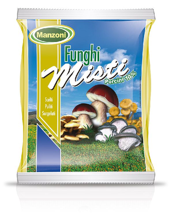 funghi misti con porcini surgelati manzoni