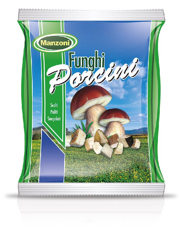 funghi porcini tagliati cubettati surgelati manzoni