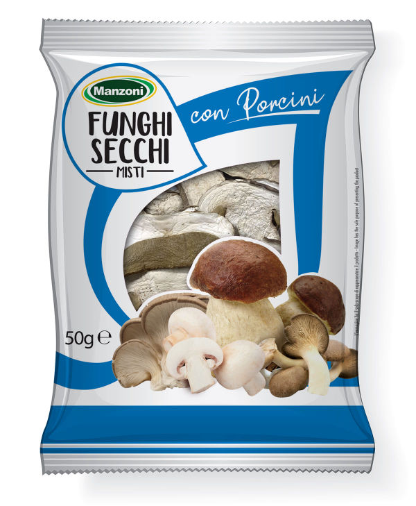 funghi secchi misti con porcini Manzoni